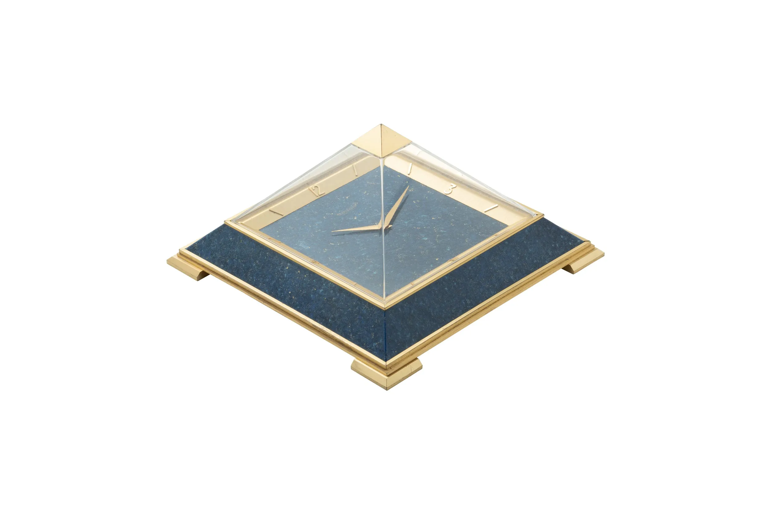 Jaeger-LeCoultre 8-Day Pyramid Clock 'Lapis Lazuli'