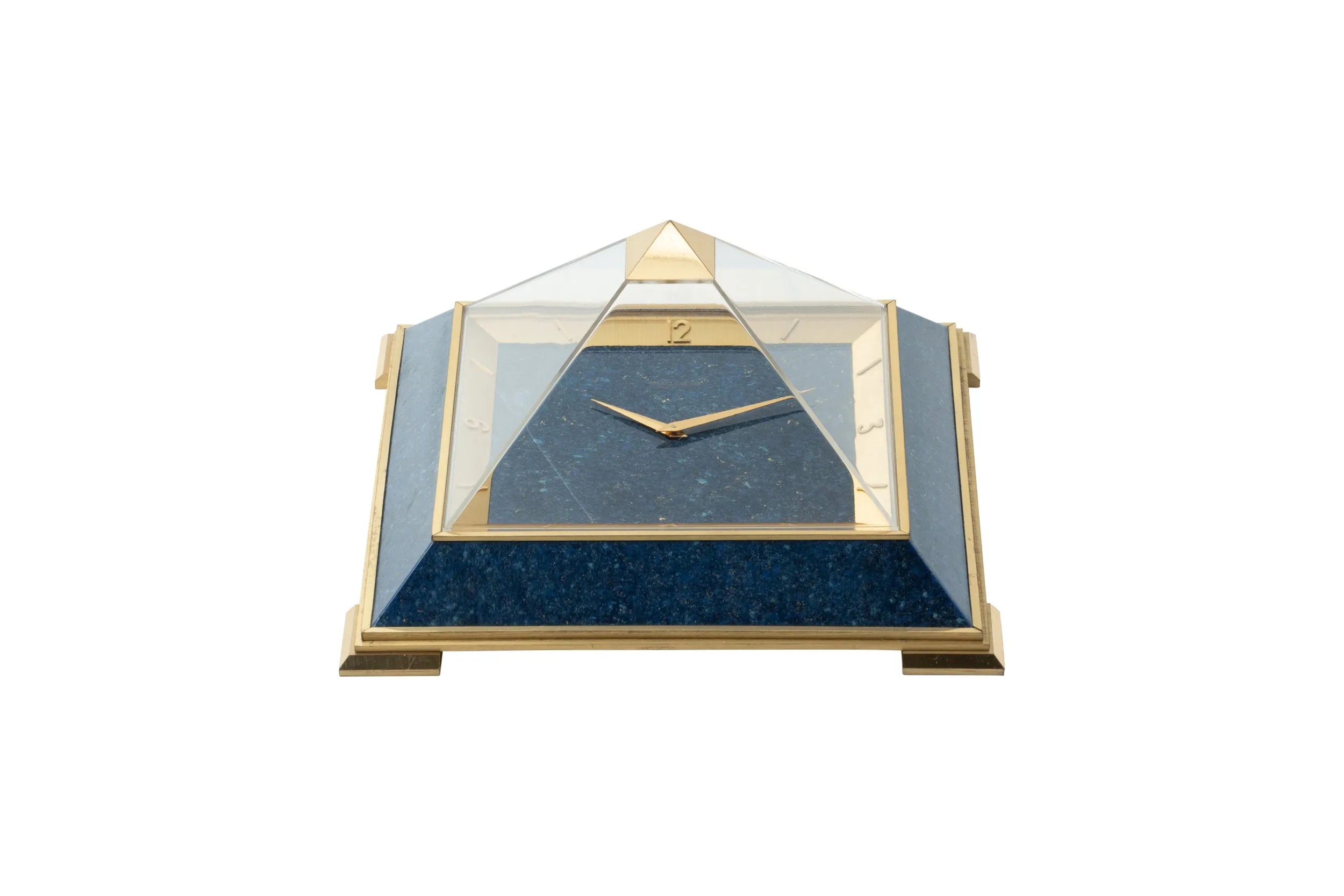 Jaeger-LeCoultre 8-Day Pyramid Clock 'Lapis Lazuli'