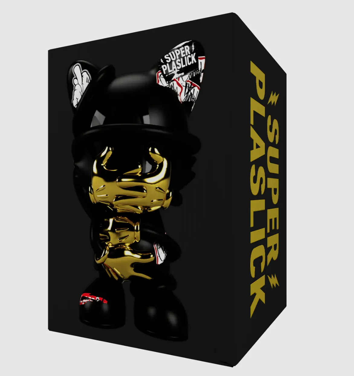 Janky De Slick Onyx SuperKranky SuperPlastic Art Toy by OG Slick