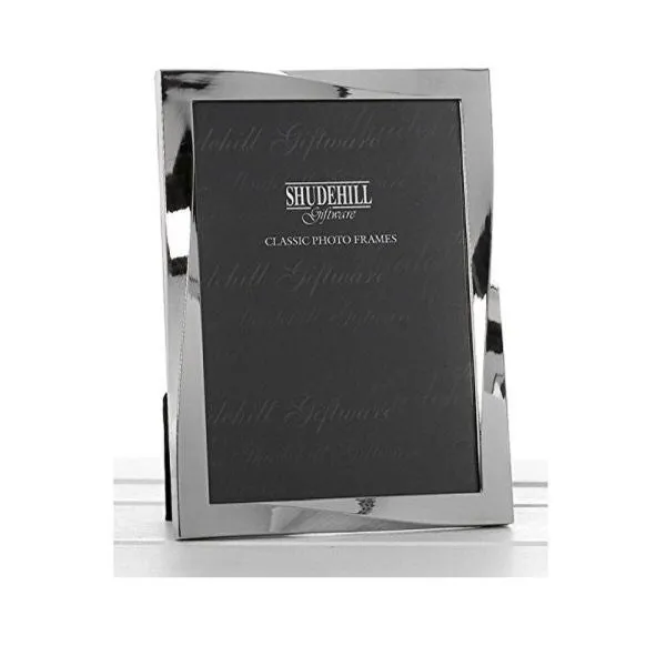 Joe Davies 8x10 Polished Silver Twist Photo Frame