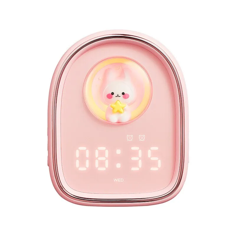 Kawaii Space Module Rabbit Alarm Clock