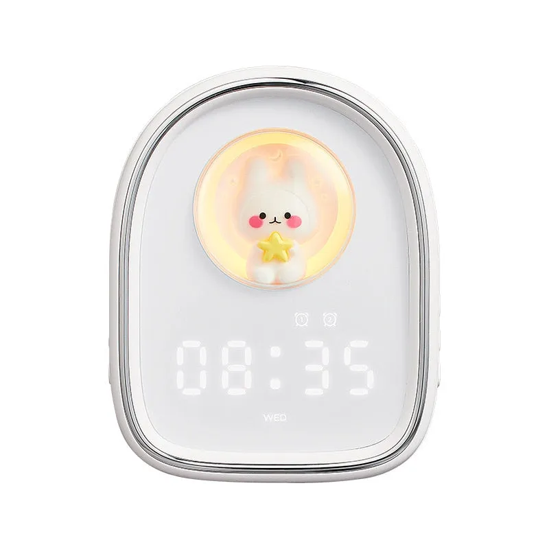 Kawaii Space Module Rabbit Alarm Clock