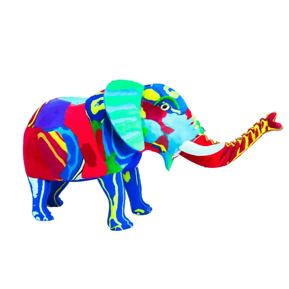 Large Recycled Flip Flop Elephant Figurine