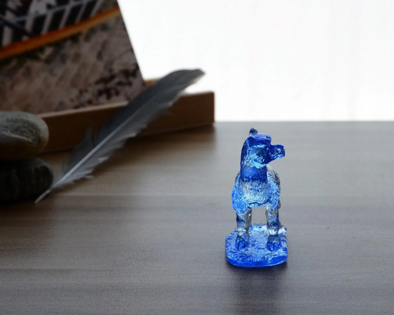 Liuli Crystal Alpaca Figurine