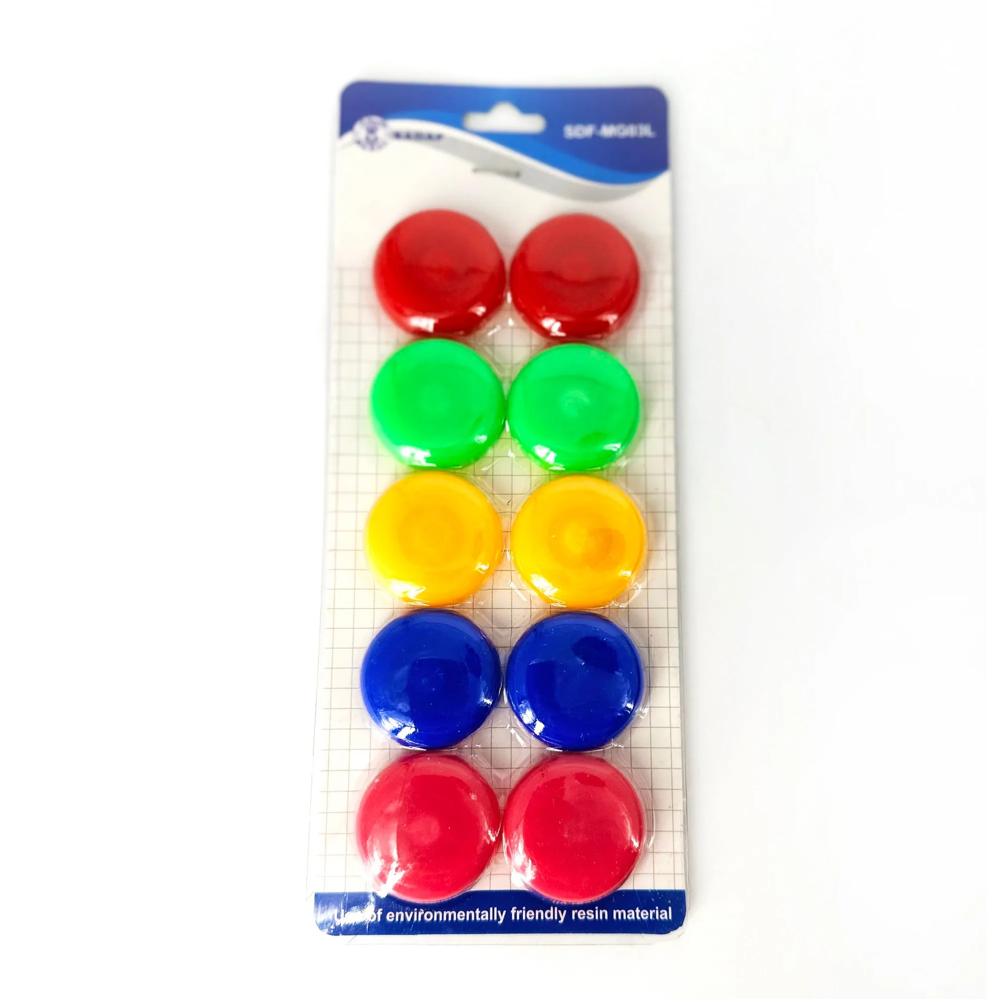 Magnets Asstd Color 10pc 35mm SDF-MG03L