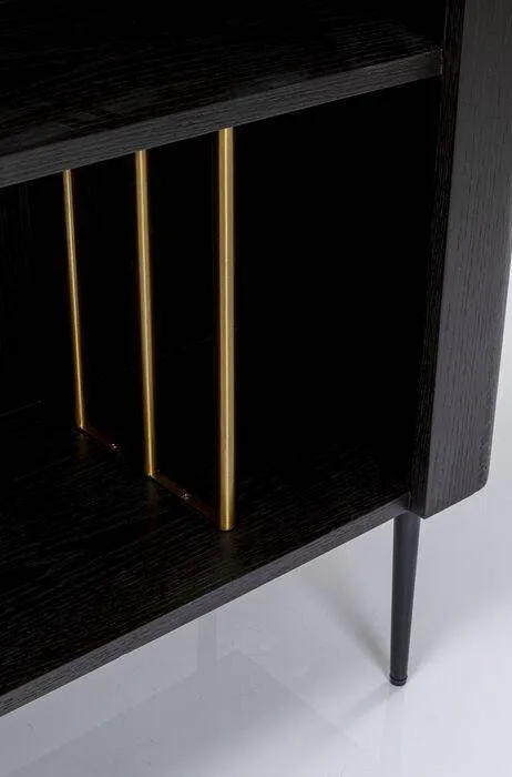 Milano Black/Brown High Shelf