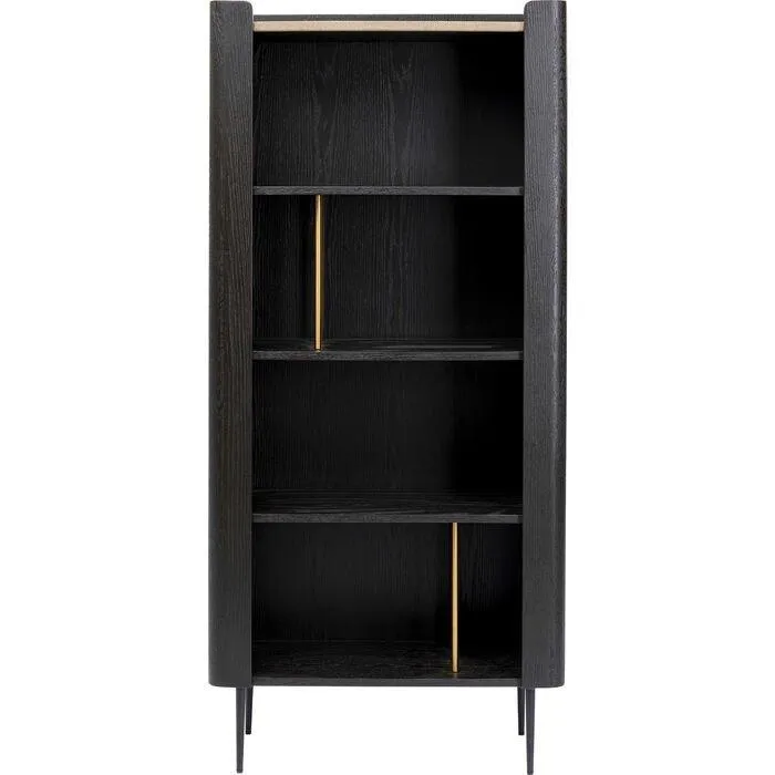 Milano Black/Brown High Shelf