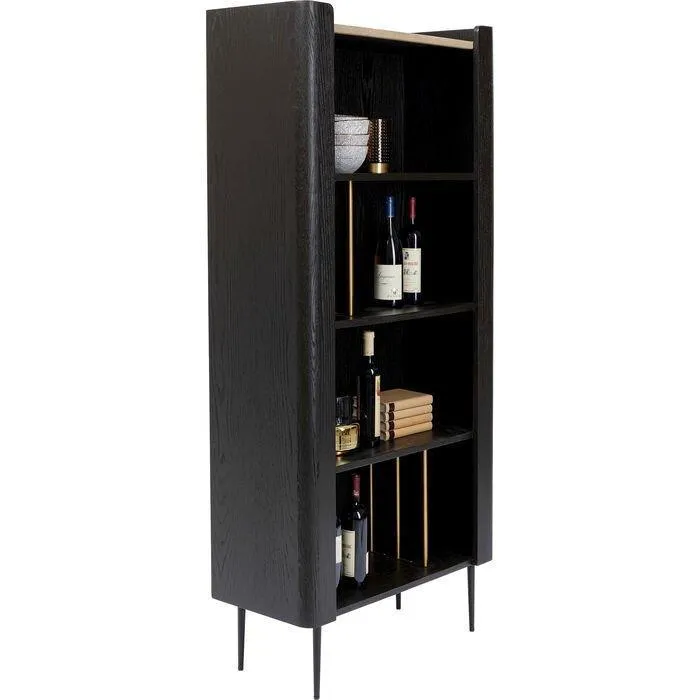 Milano Black/Brown High Shelf