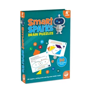 Mindware Smart Sparks Brain Puzzles: Grade 4