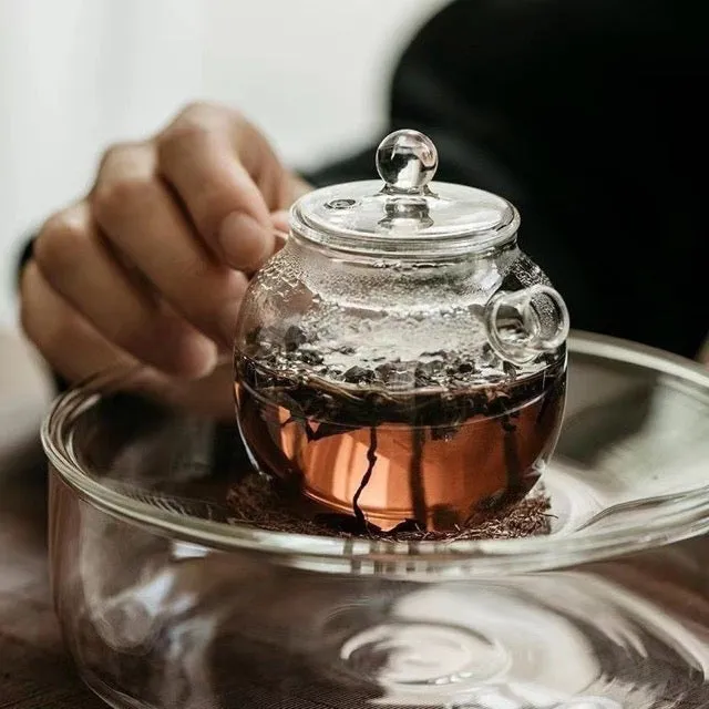 Naoko | Transparent Glass Miniature Teapot - 120ml