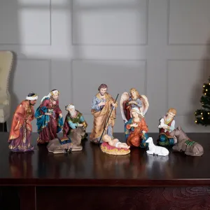 Nativity Scene Figurines  11 pieces set