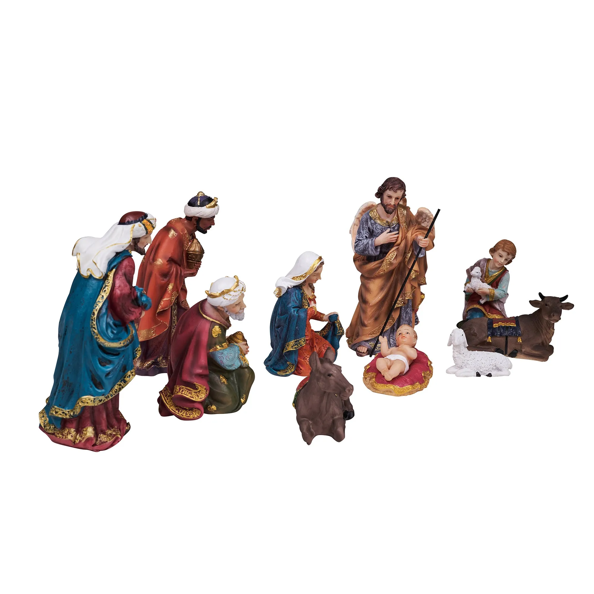 Nativity Scene Figurines  11 pieces set