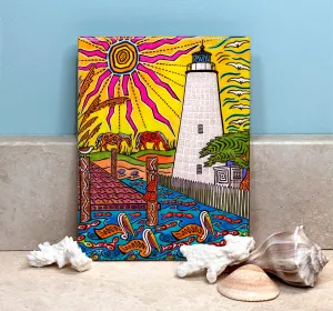 Ocracoke Island Ceramic Tile