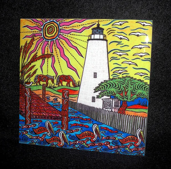 Ocracoke Island Ceramic Tile