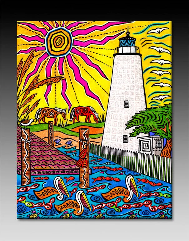 Ocracoke Island Ceramic Tile