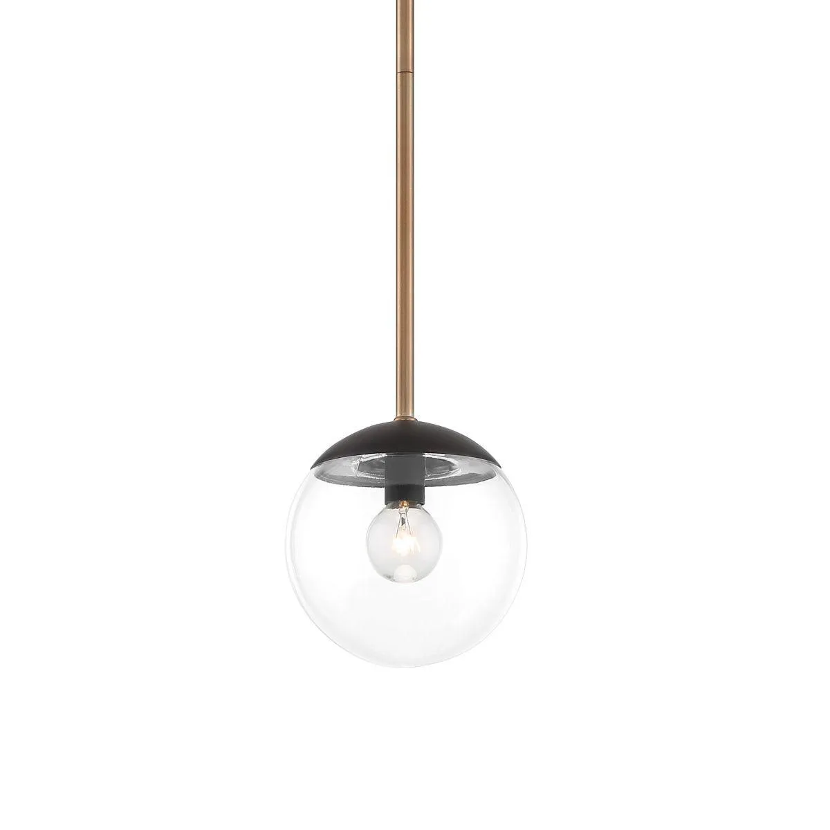 Outer Limits 6 in. Pendant Light Bronze Finish