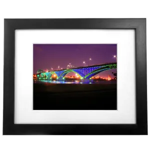 Peace Bridge at Night Photo Wall Decor