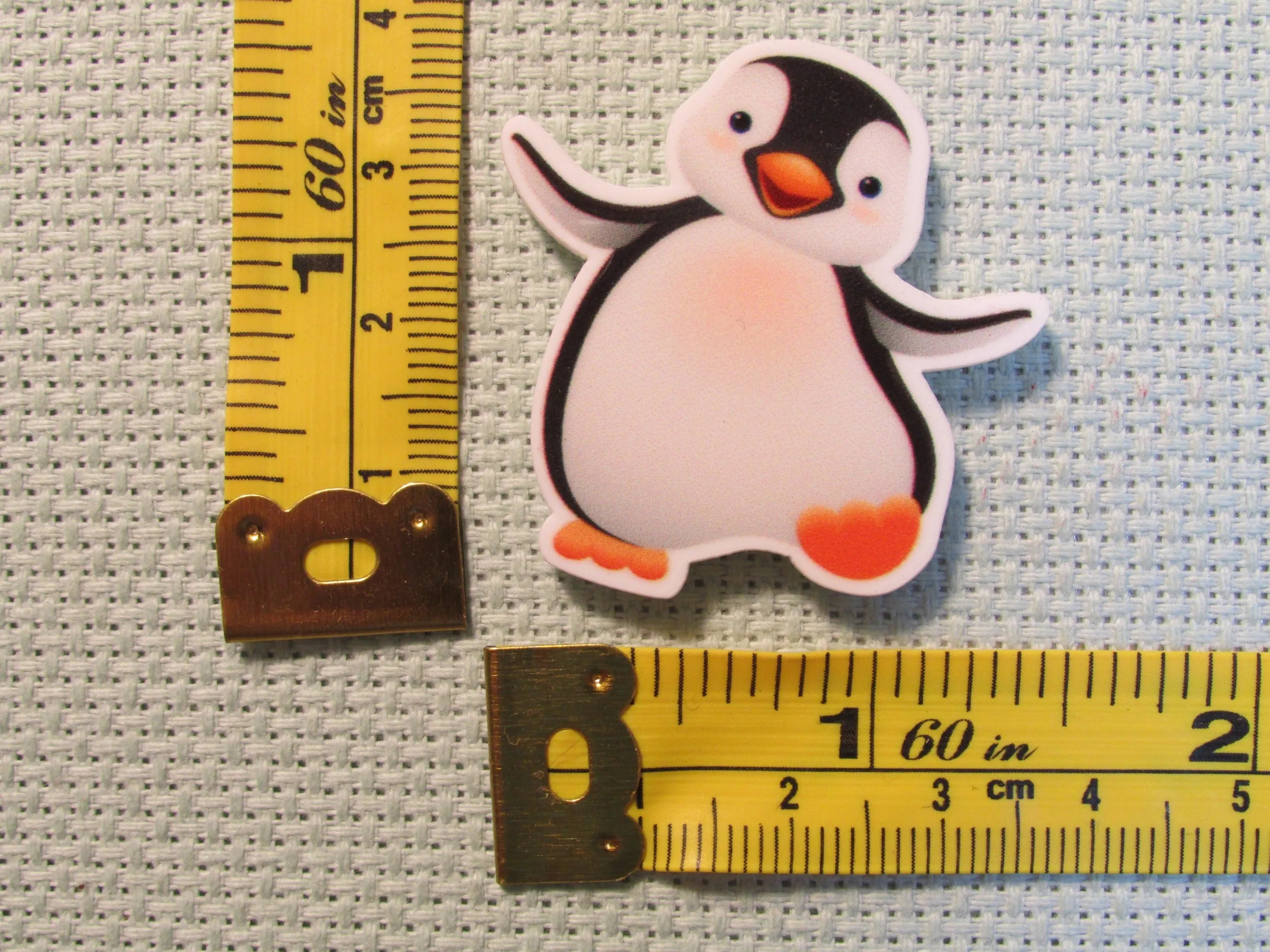 Playful Penguin Needle Minder, Cover Minder, Magnet