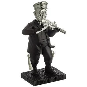 Polyresin Kleizmer Playing Violin 17 Cm