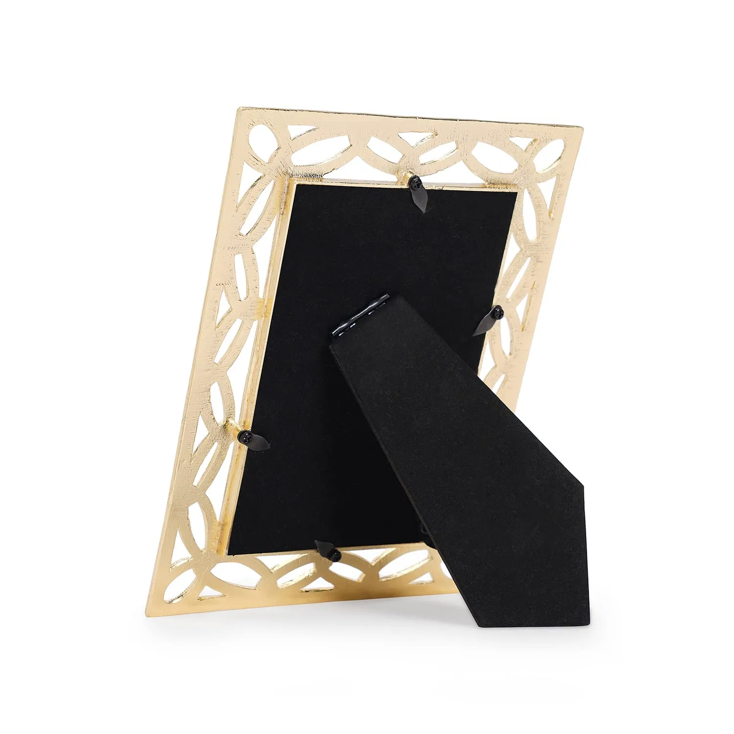 Pure Home and Living Black & Gold Entangled Metal Photo Frame 5 X 7 Inches