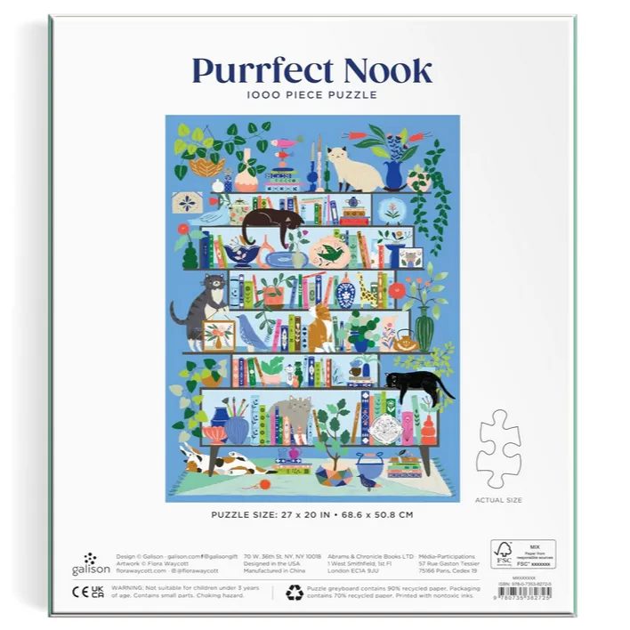 Purrfect Nook 1000-piece Jigsaw Puzzle