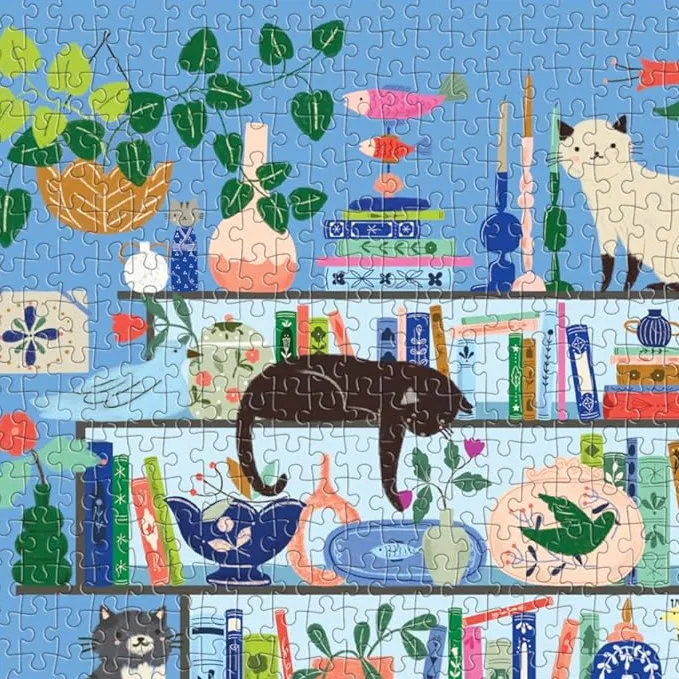 Purrfect Nook 1000-piece Jigsaw Puzzle