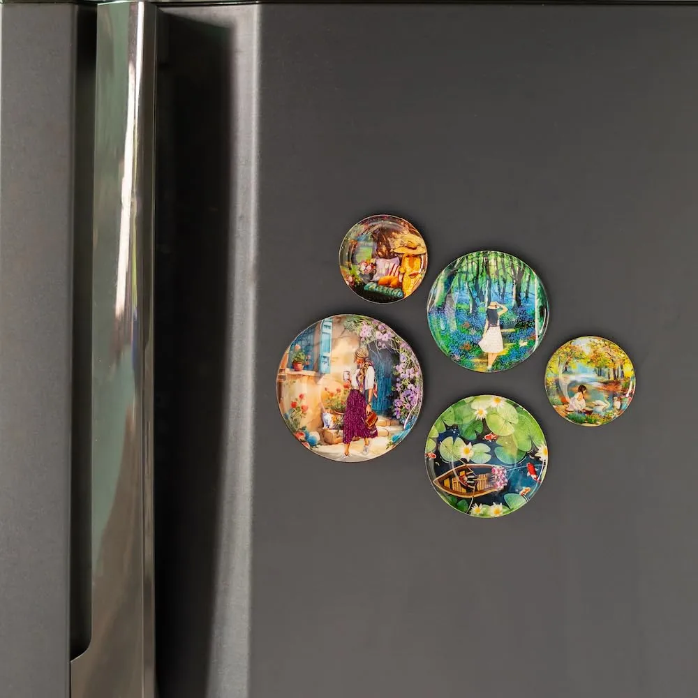 Ritualistic Slice of Life Fridge Magnets- Set of 5