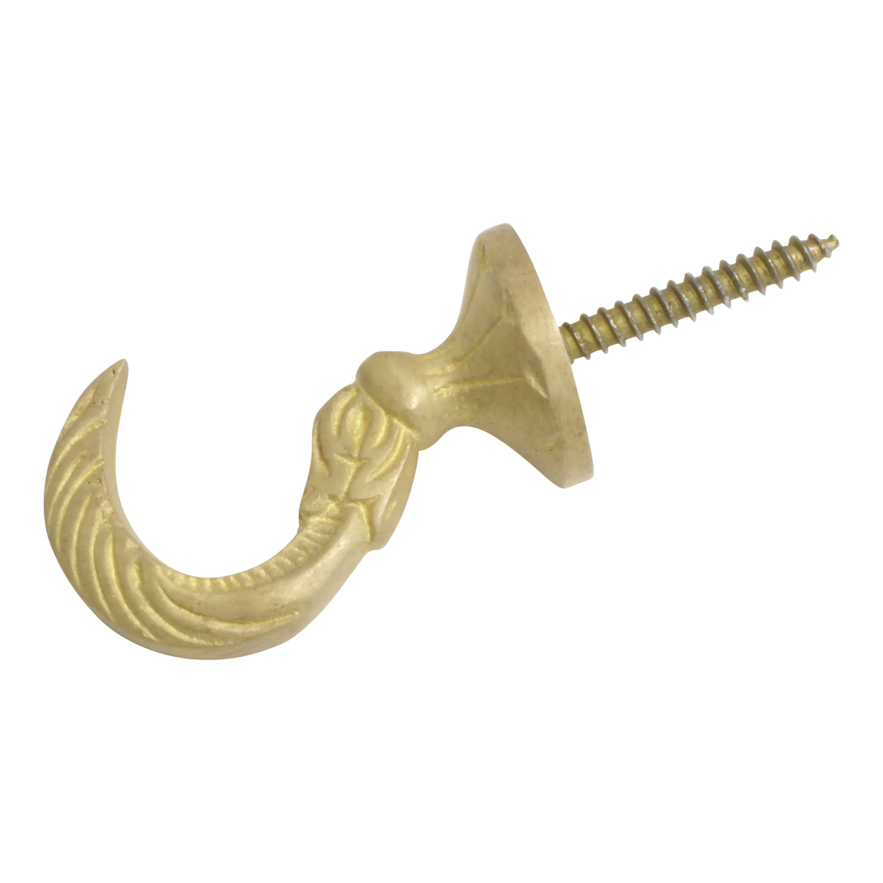 [Sabre Hook BR2579] Brass Vintage Wall Hook (1.8 Inch)