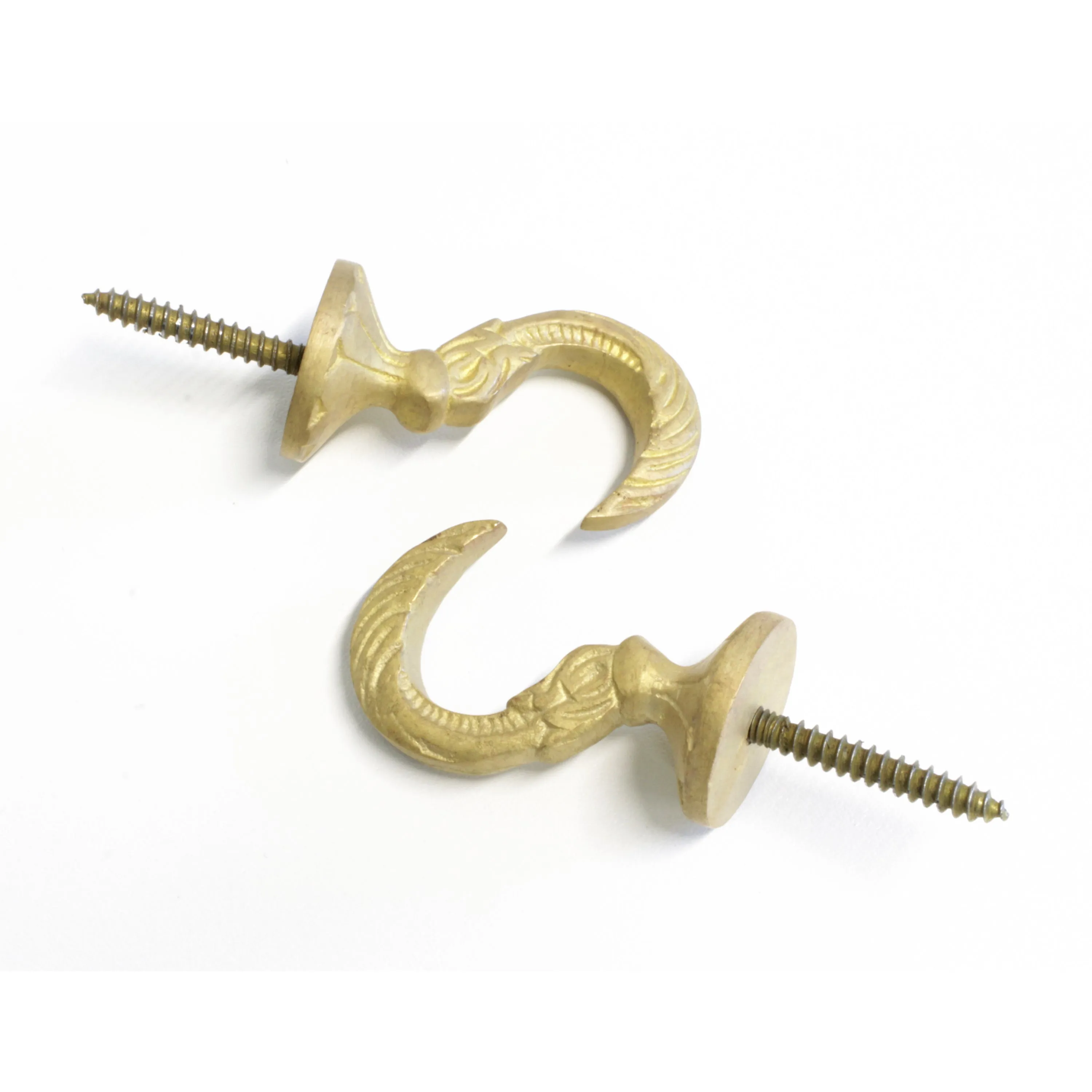 [Sabre Hook BR2579] Brass Vintage Wall Hook (1.8 Inch)