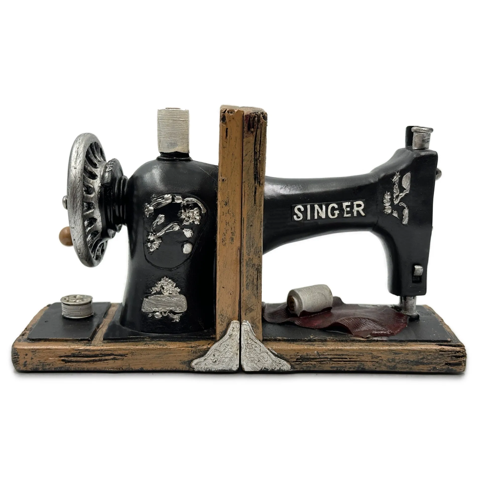 Singer Sewing Machine Bookends