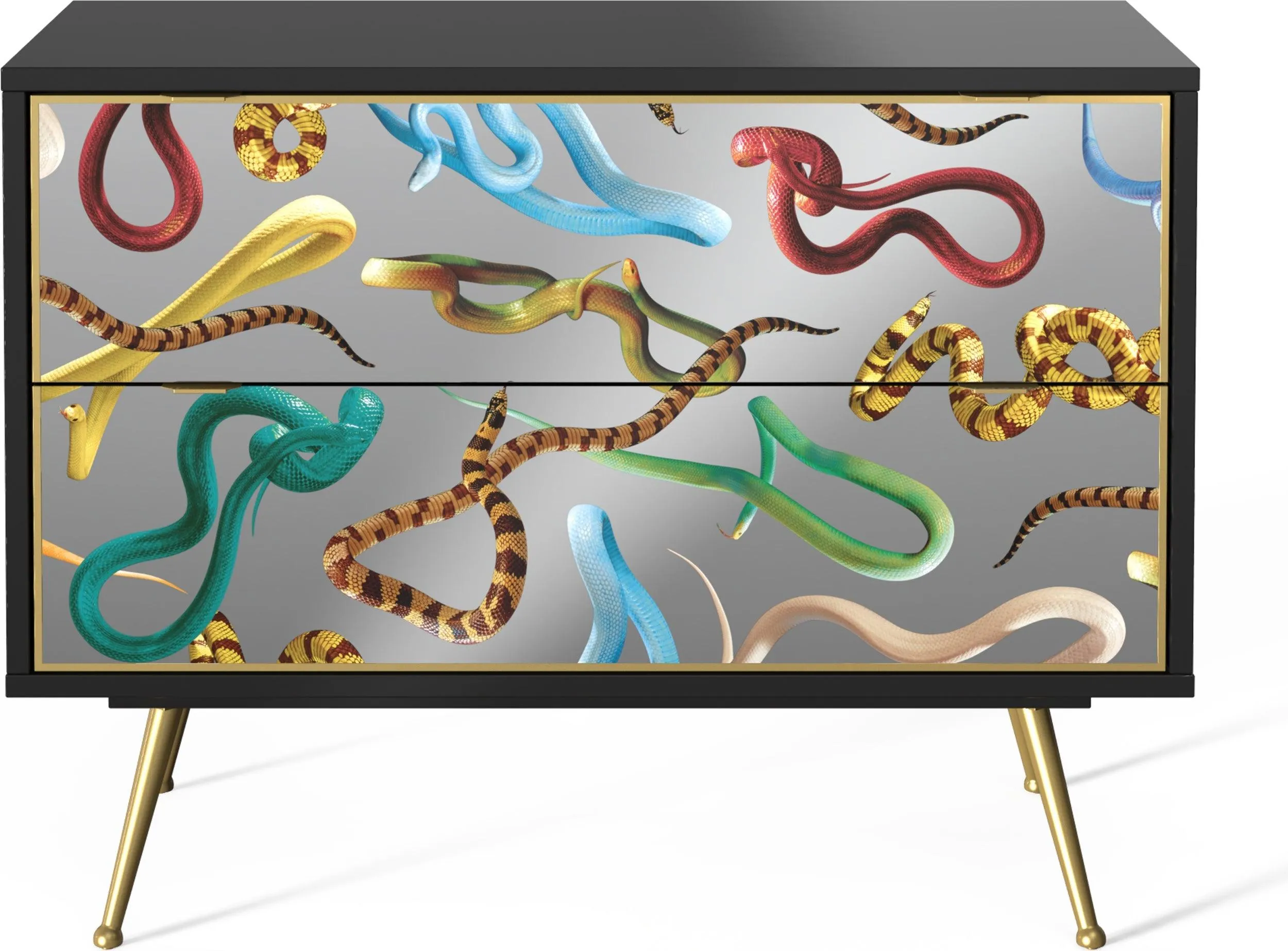 SNAKES cabinet with 2 drawers