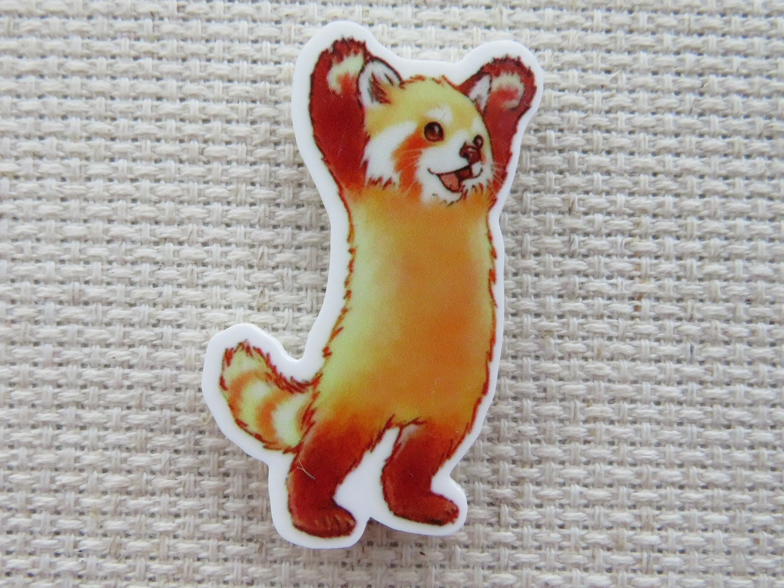 Standing Red Panda Needle Minder, Cover Minder, Magnet