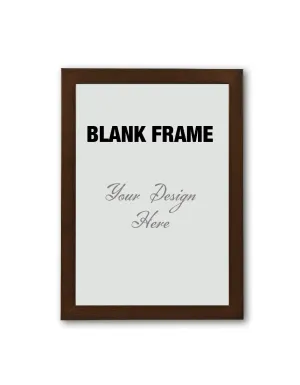 TARGET PUBLICATIONS Photo Frame | Blank Frame for Wall, Living Room, Bedroom, Office, Home Decoration | Brown Plain Wooden Frame |Size : 13 x 9.5 inch