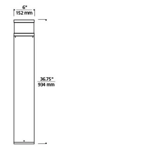 Tech Lighting 700OB Arkay Three 36 Outdoor Bollard