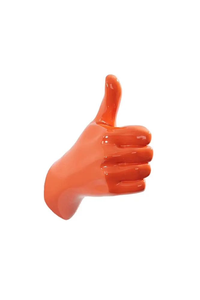 Thumbs Up Hand Wall Art & Coat Hook