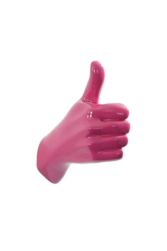 Thumbs Up Hand Wall Art & Coat Hook