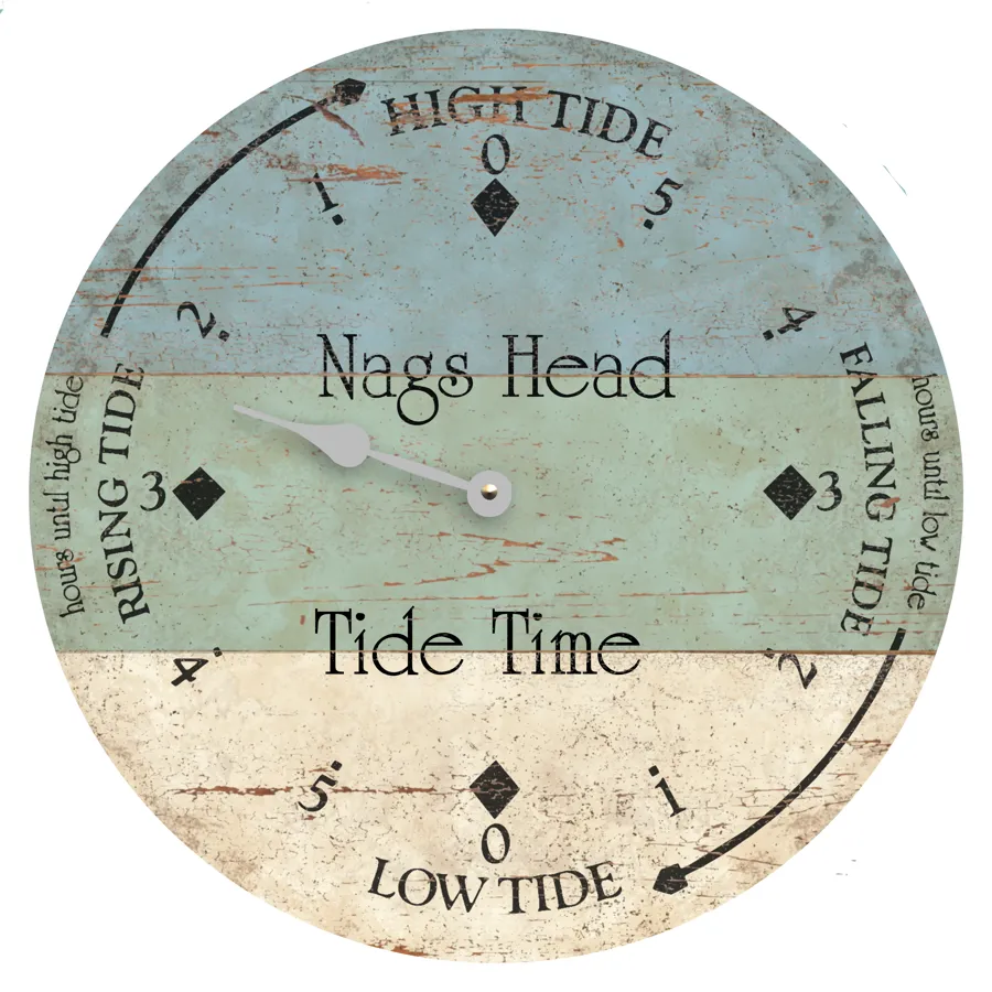 Tide Clock- Personalized Beach Tide Clock