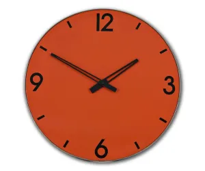 Tilde 15" Clock Orange