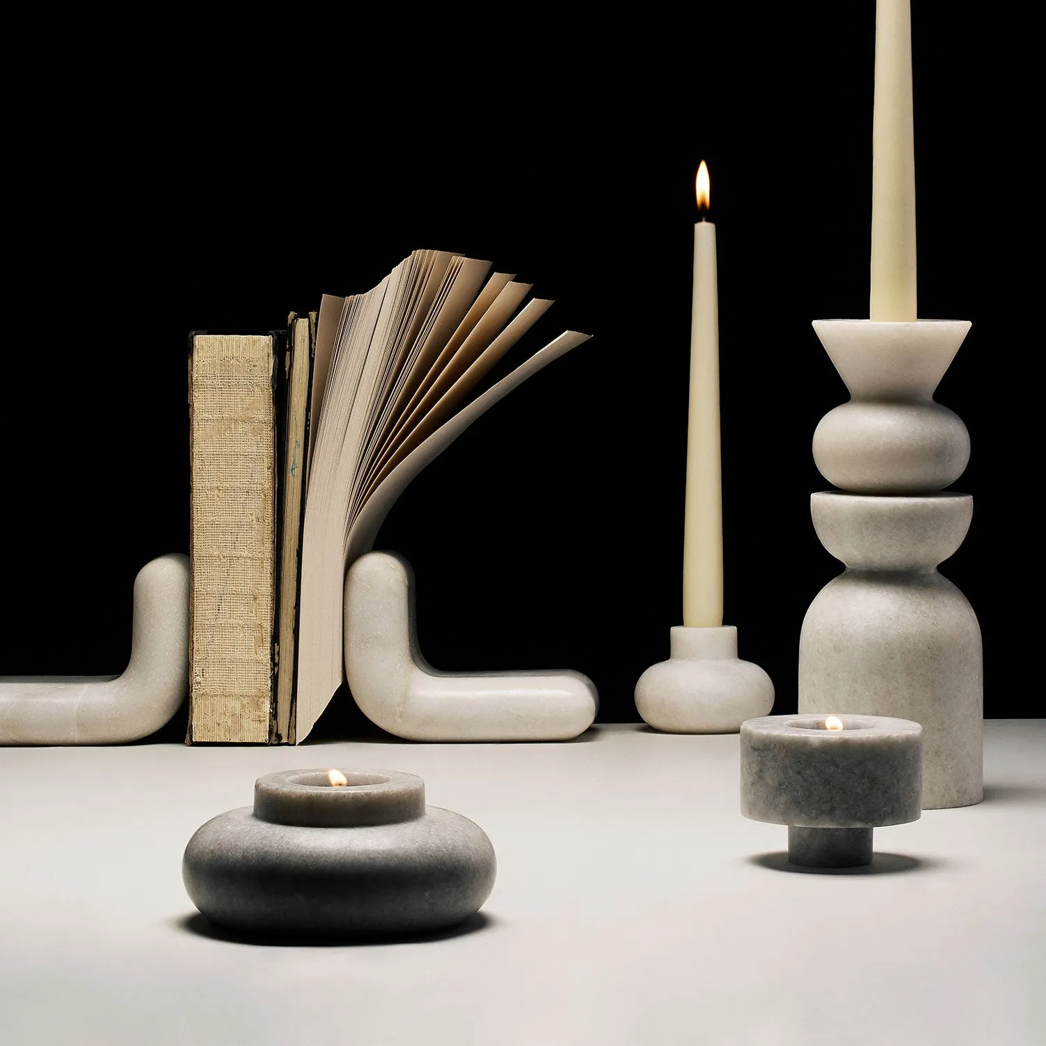 tom dixon | stone bookend set