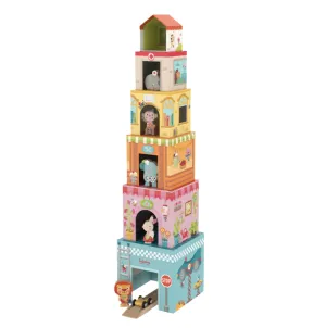 Tower House Stacking Game