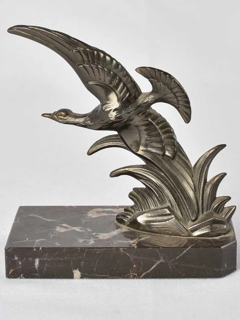 Vintage book ends w/ flying ducks 6"