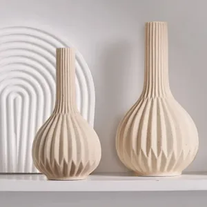 White Ceramic Vases