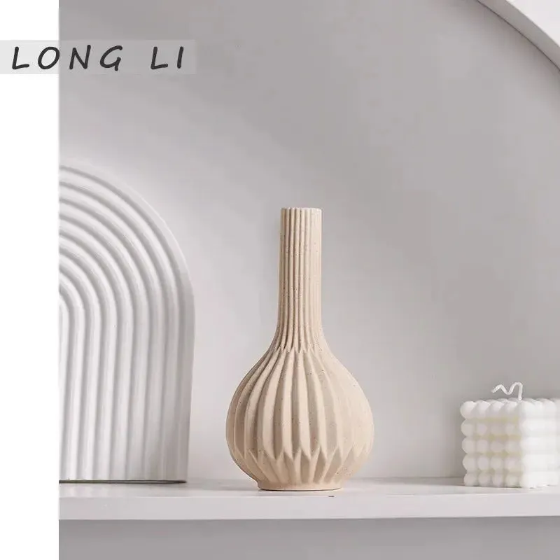 White Ceramic Vases