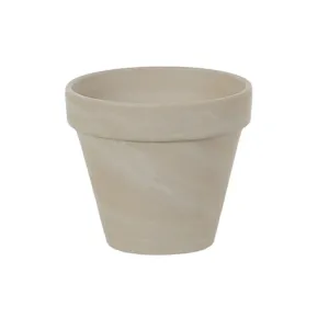 Woodlodge 10cm White Terracotta Spang Pot