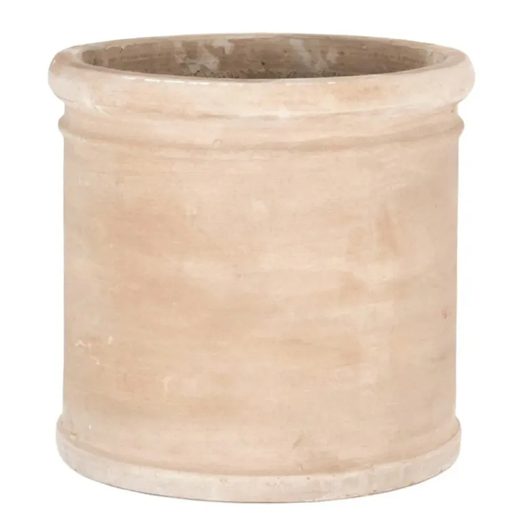 Woodlodge 47cm Chocolate Cylinder Pots