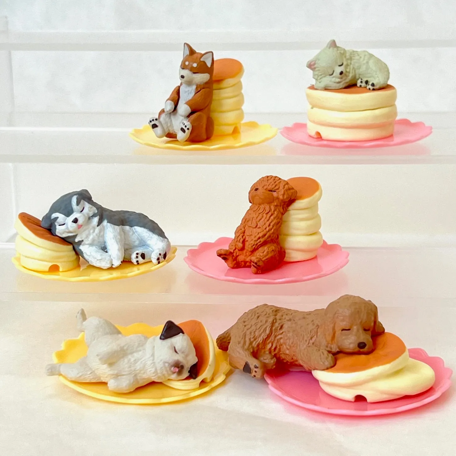 X 70312 Sleepy Cafe Dogs Figurines Capsule-DISCONTINUED