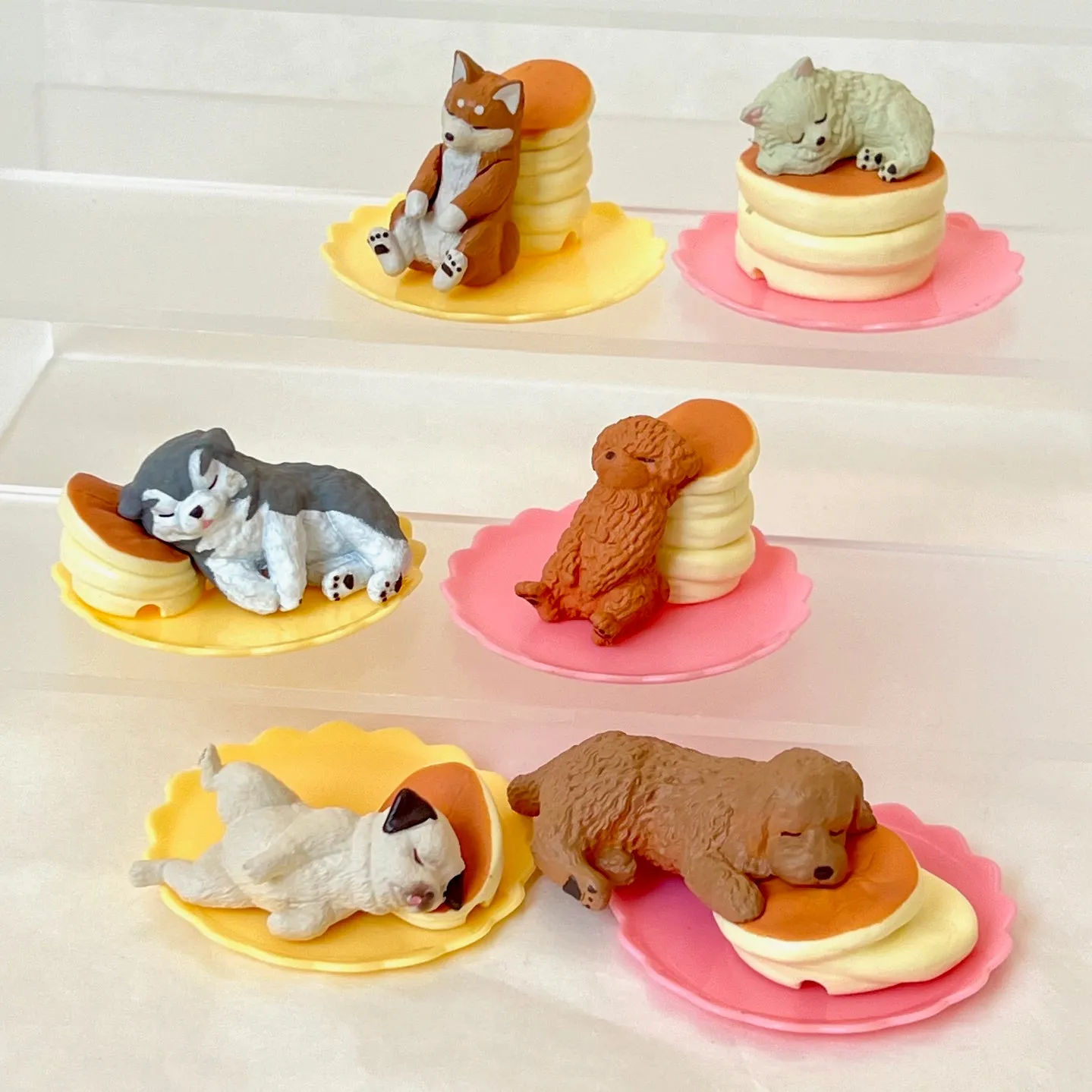 X 70312 Sleepy Cafe Dogs Figurines Capsule-DISCONTINUED