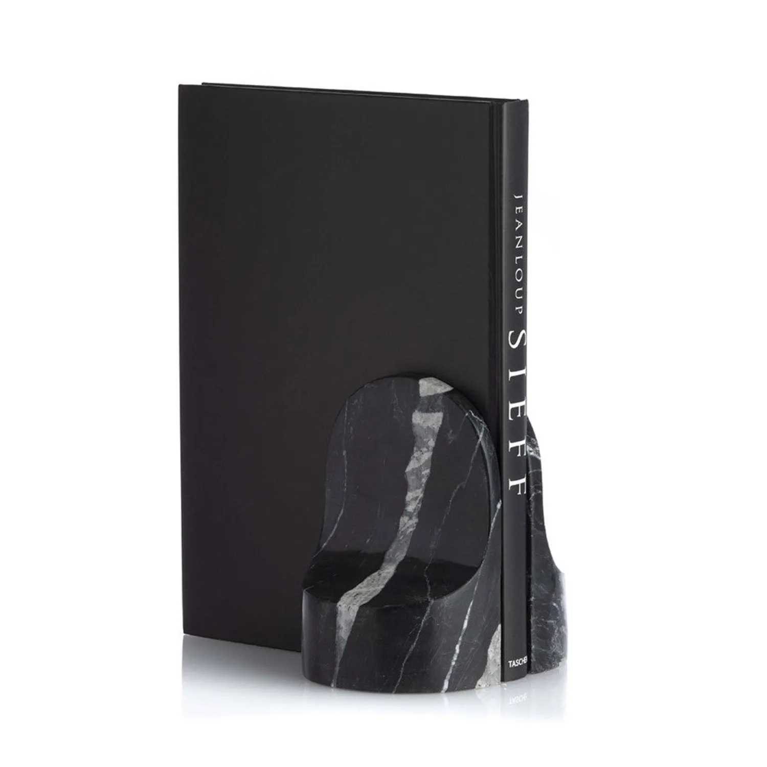 xlboom | emoji bookend set | black marble