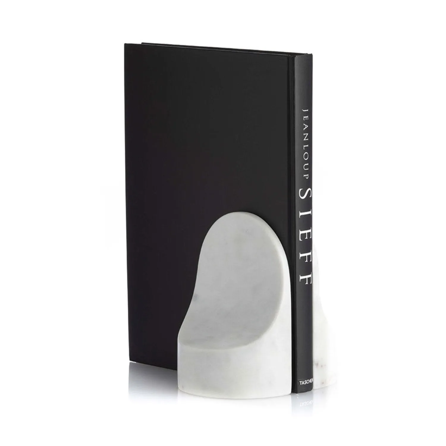 xlboom | emoji bookend set | white marble