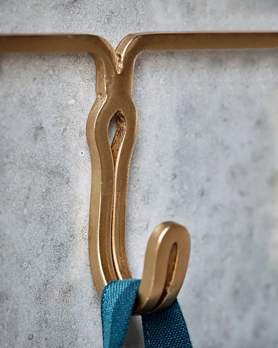 Yra Brass Coat Rack